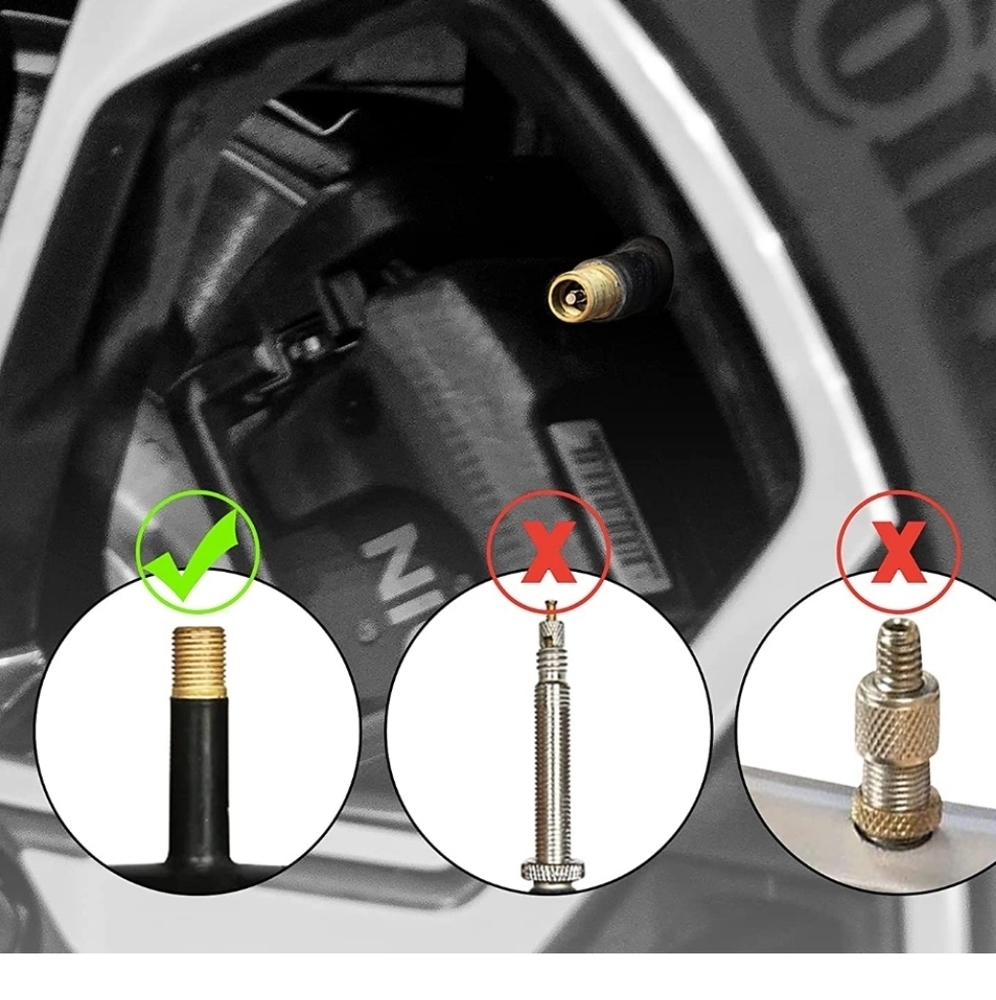 Universal tire valve caps cover logo shape Mercedes Benz set of 4 - Picture 9 of 9